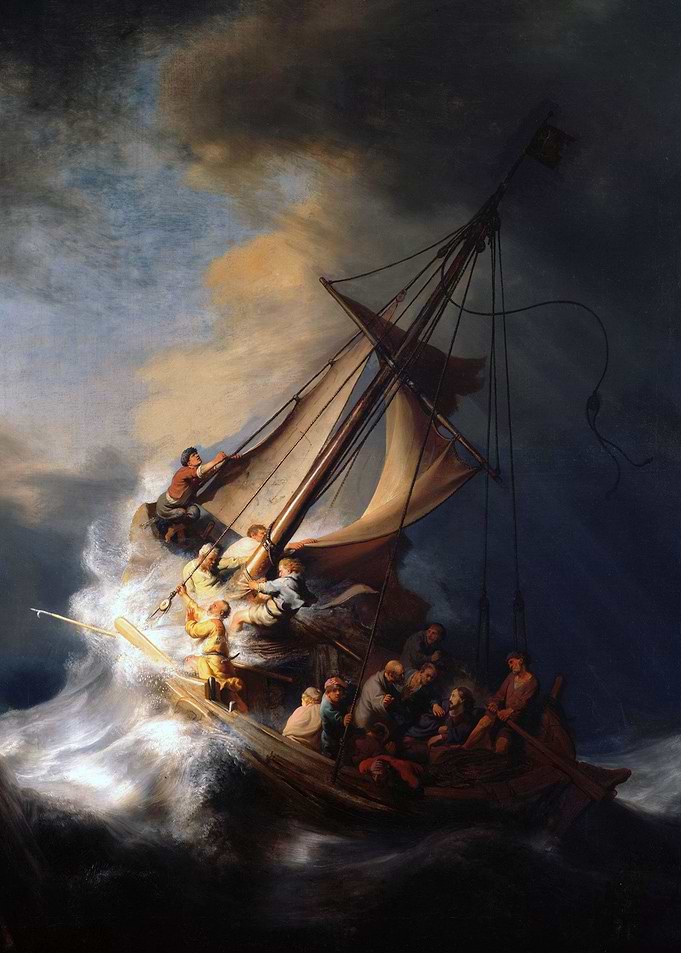 Sea of Galilee storm