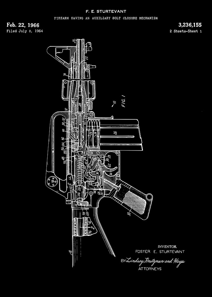 Firearm Sturtevant patent