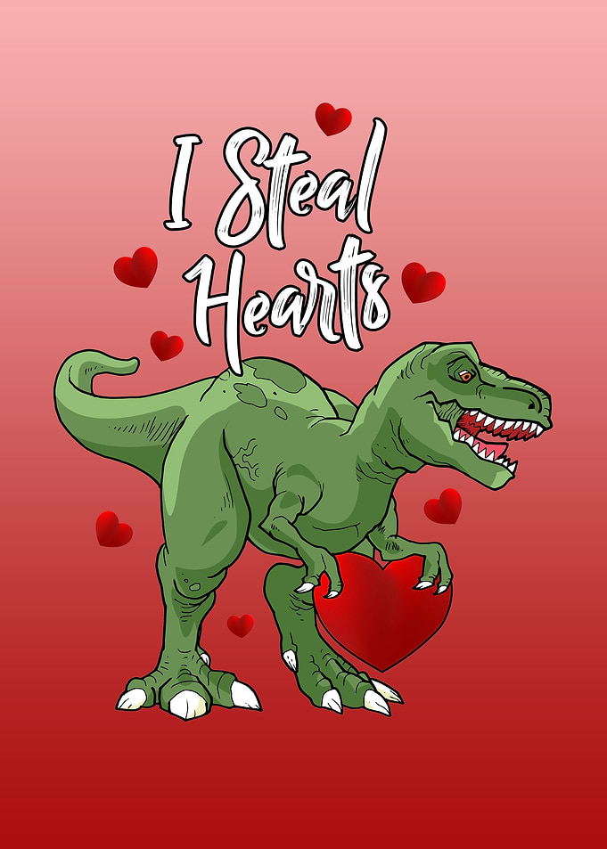 dinosaur i steal hearts