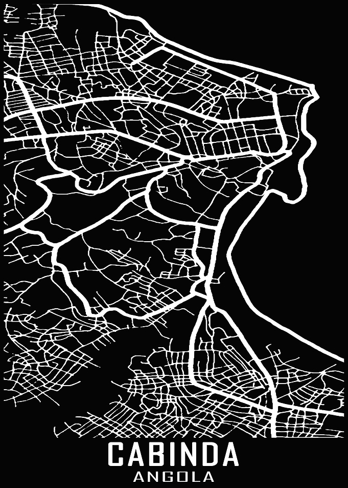 Cabinda Angola City Map
