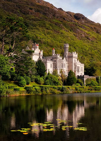Scenic abbey