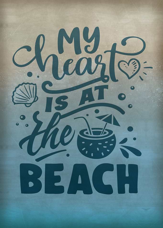 My heart is at the beach