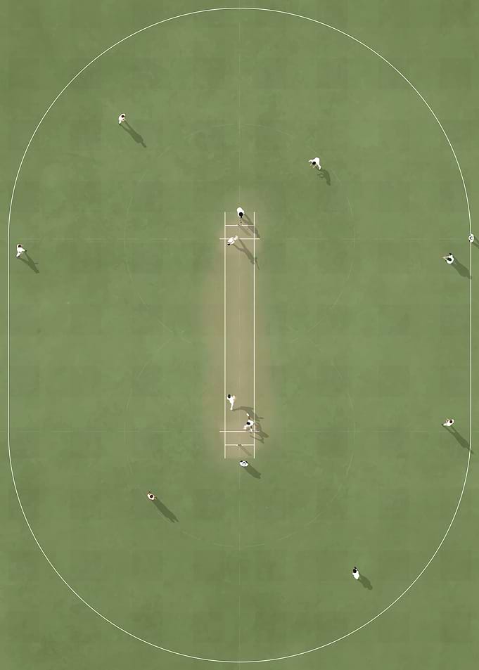 Cricket Field Illustration