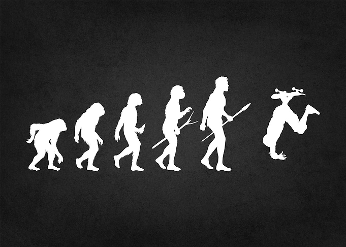 evolution of skateboard