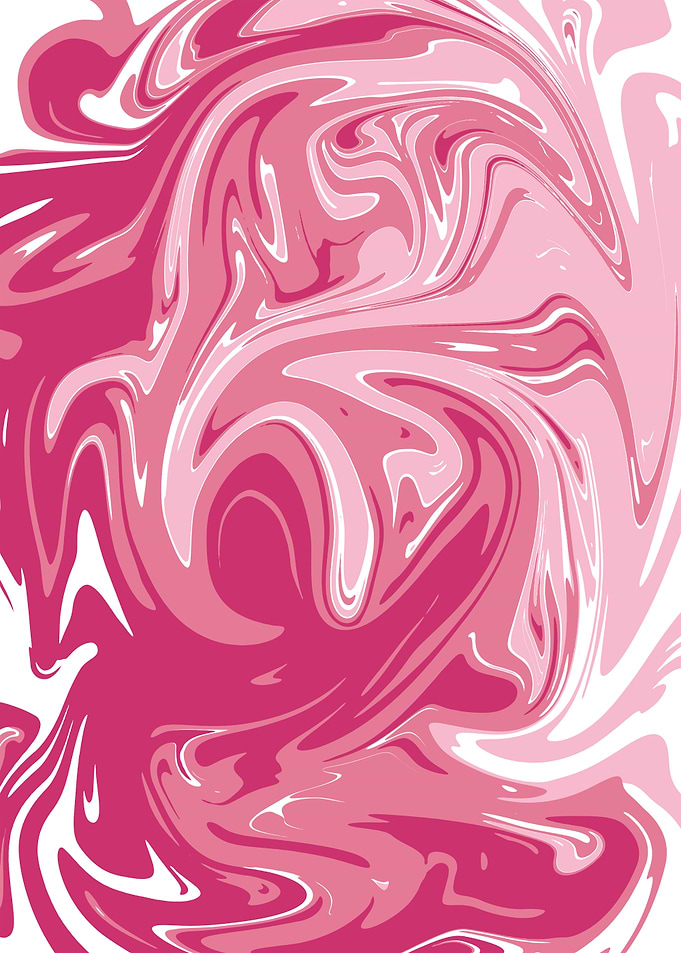 ABSTRACT LIQUID PINK COLOR