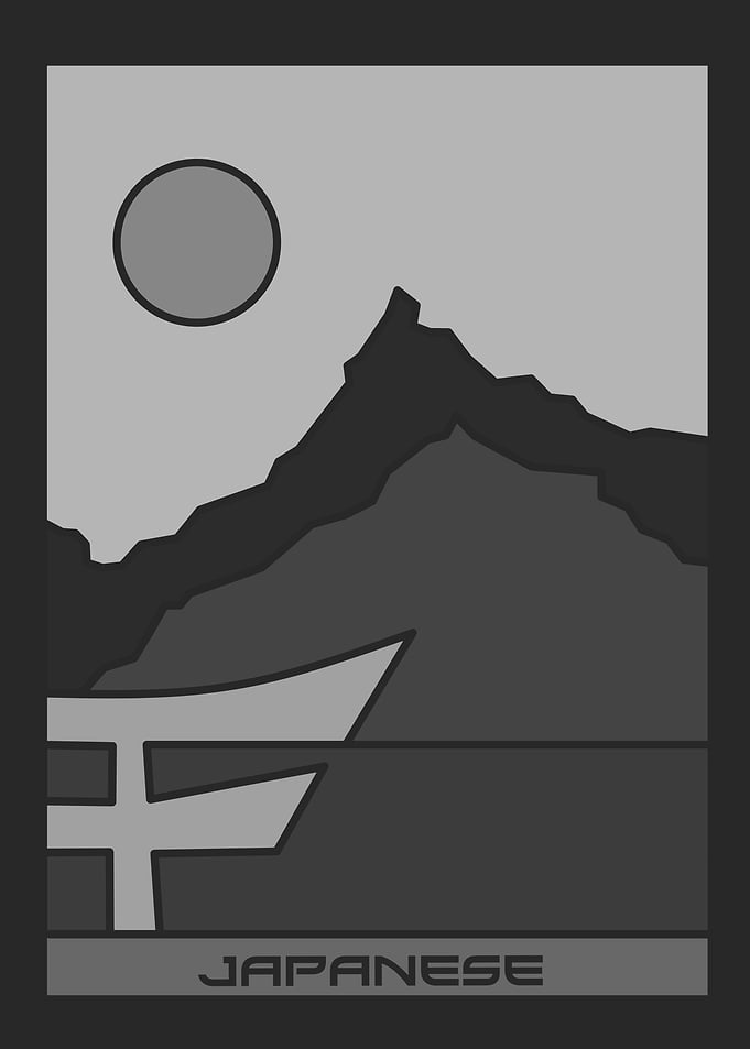 mount fuji black