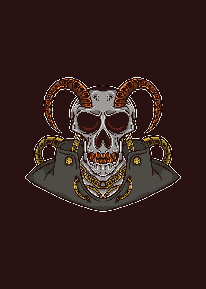 Electro hell skull