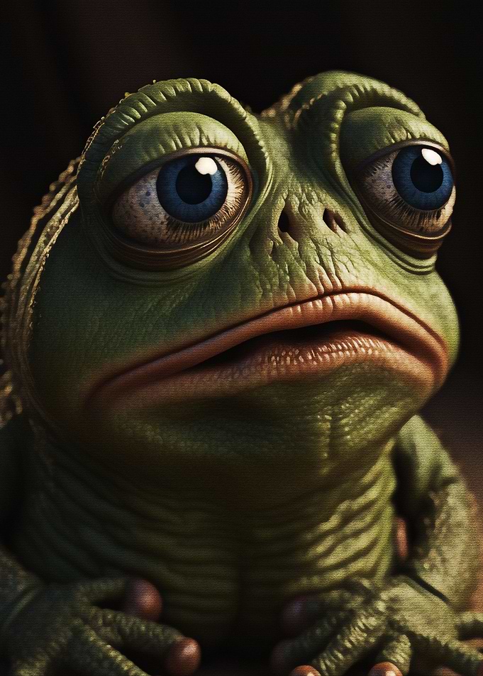 Meme Green Frog