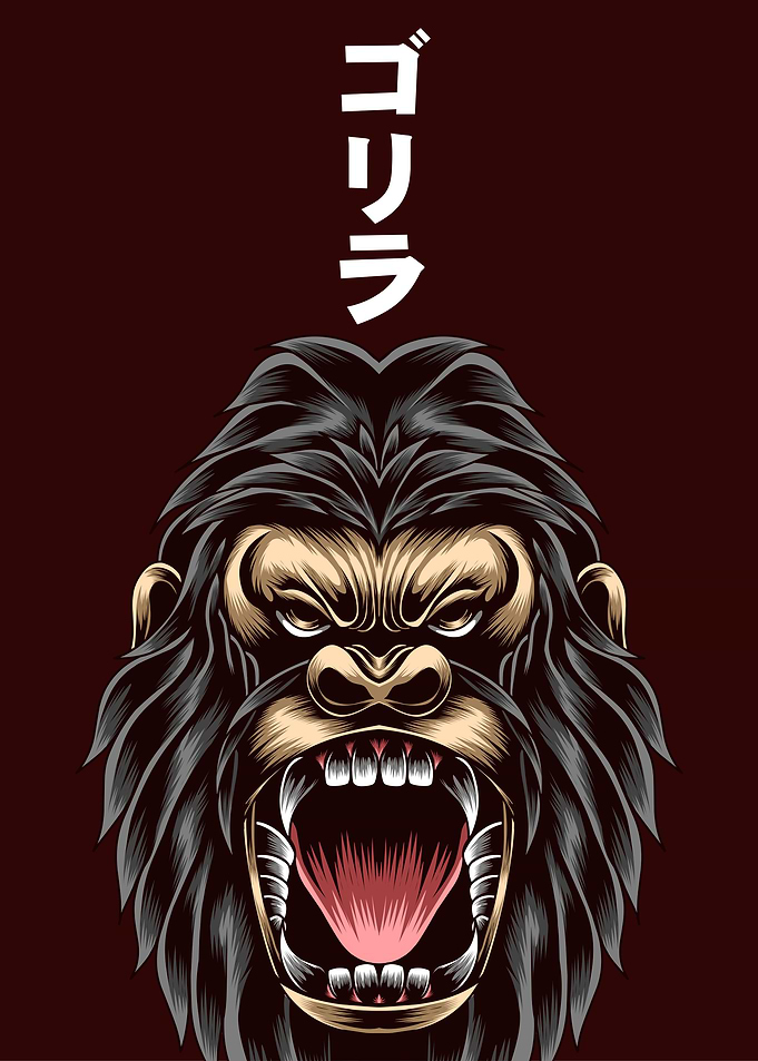 the angry gorilla