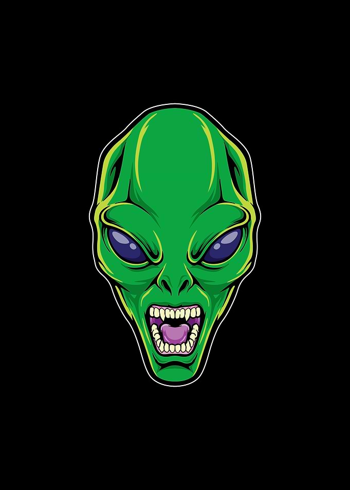 Head of alien