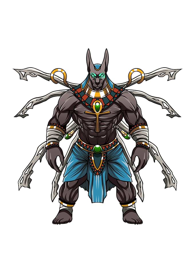 Fullbody of anubis