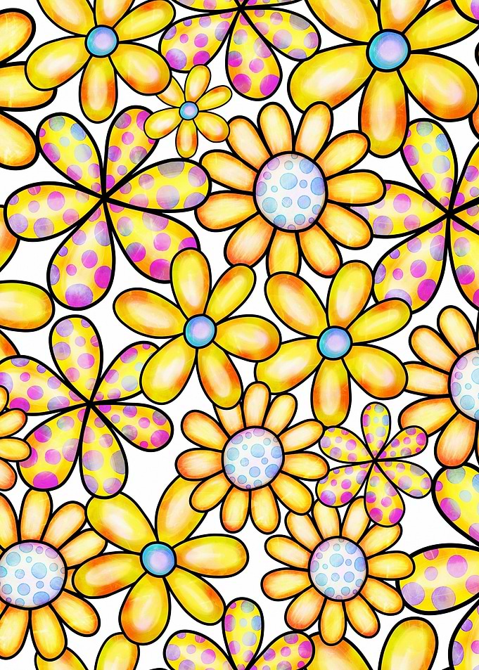 Doodle Floral Pattern 02