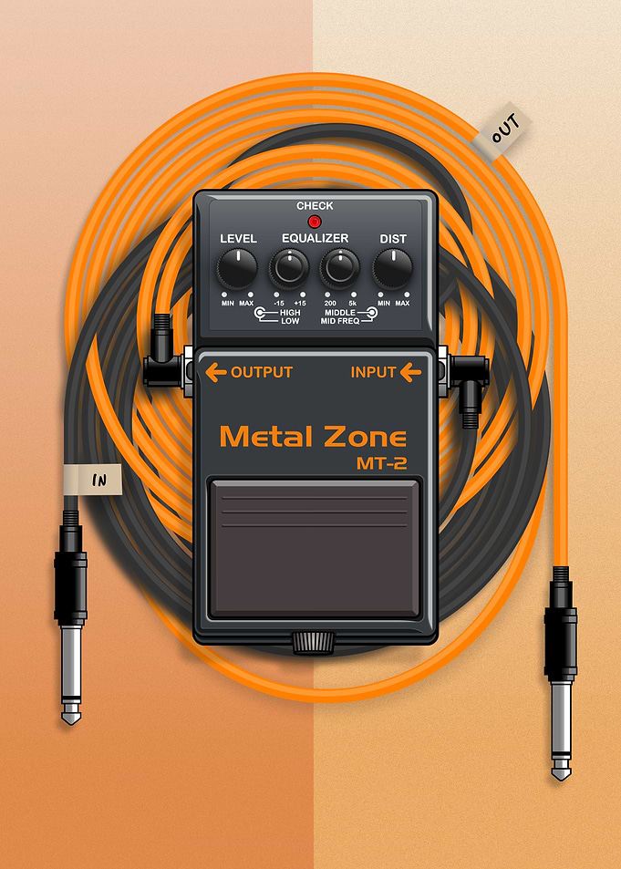 METAL ZONE MT2 PEDAL