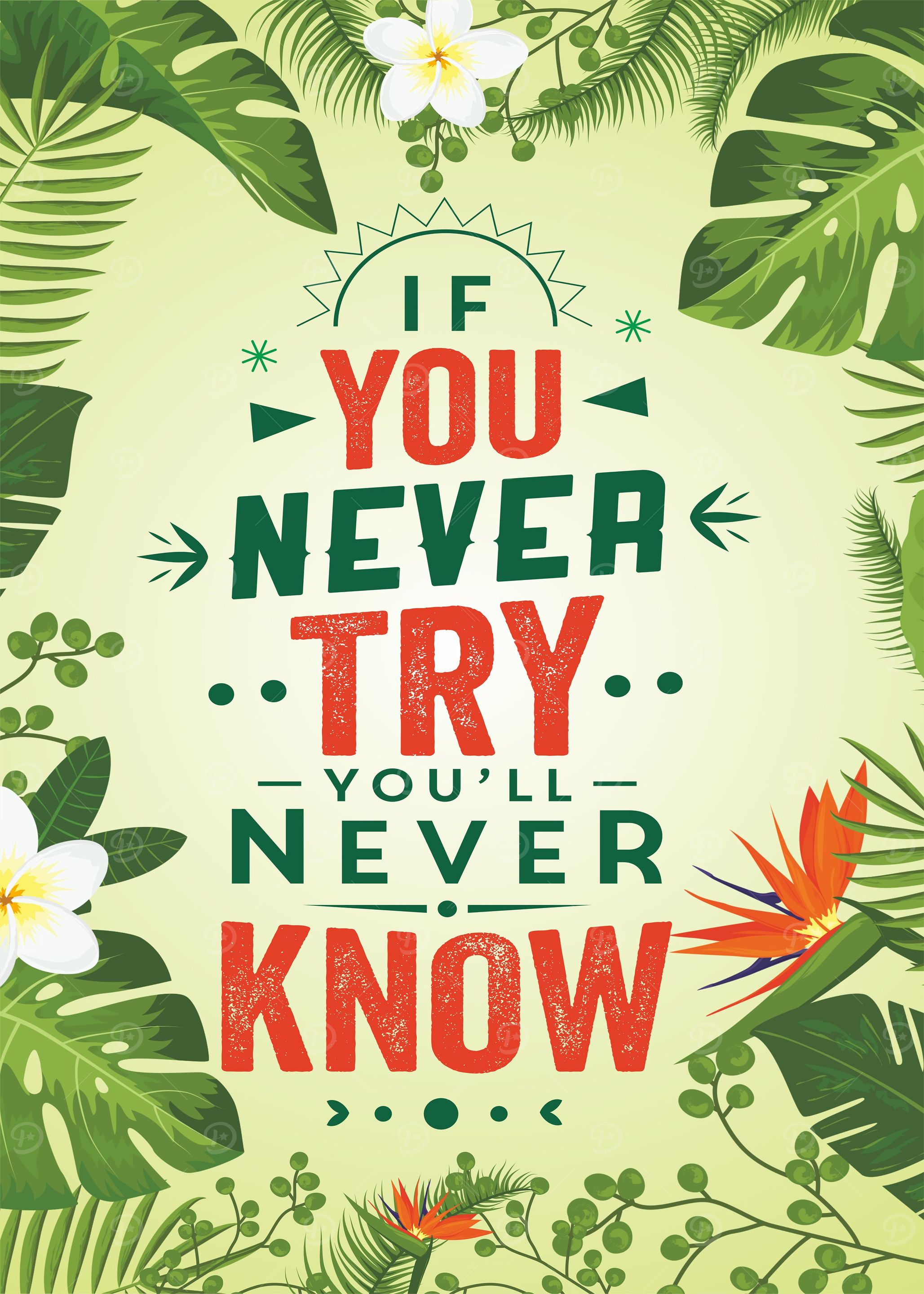 If You Never Try