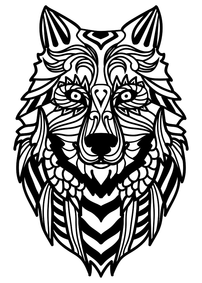 Wolf Animal Polygon