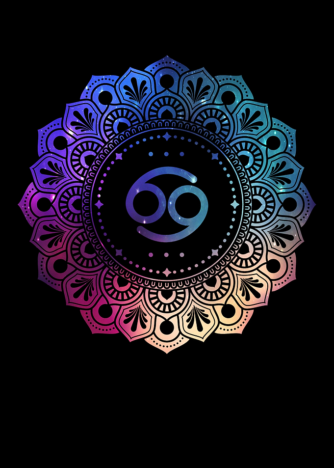 Cancer Zodiac Mandala