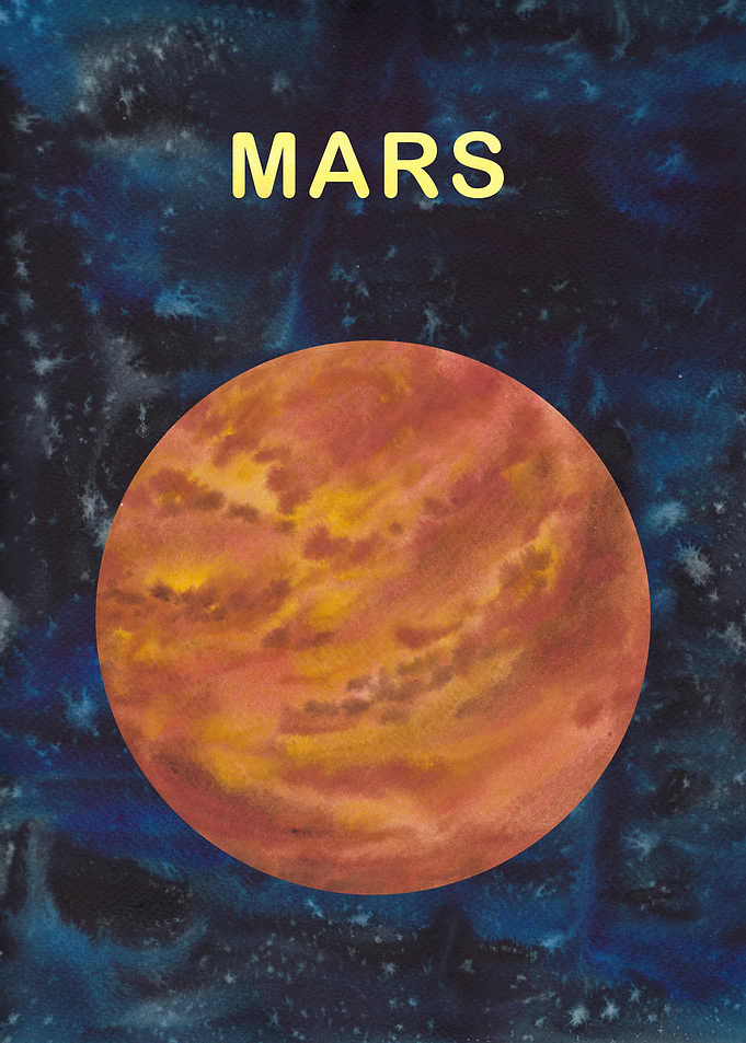Mars Watercolor