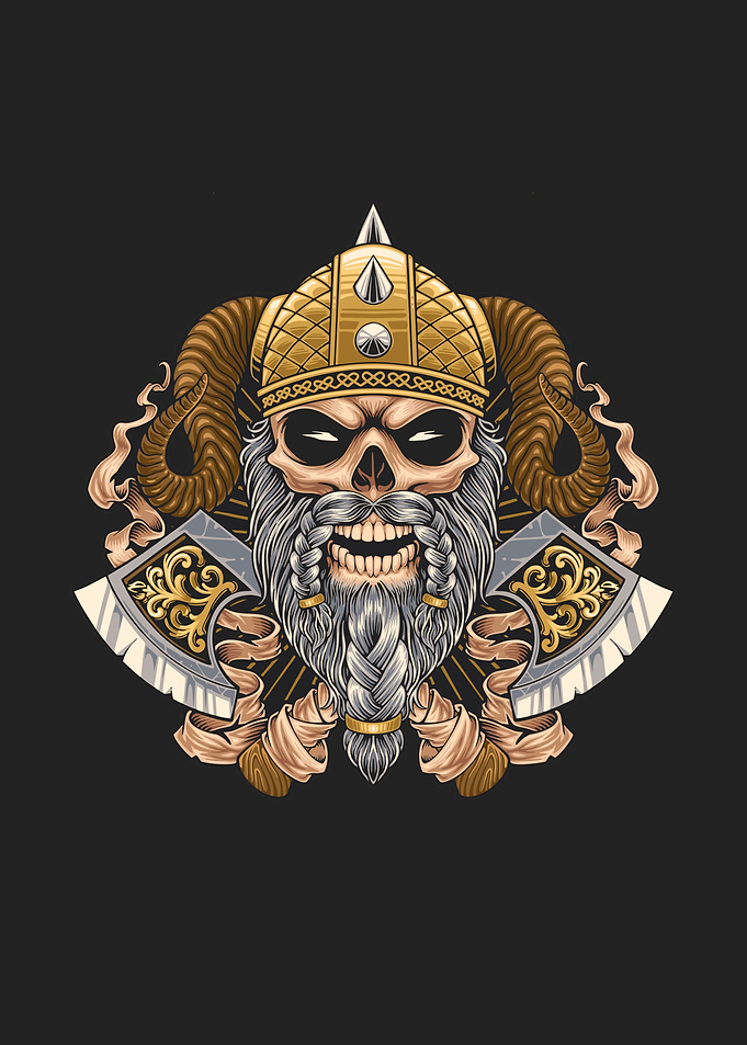 Skull viking
