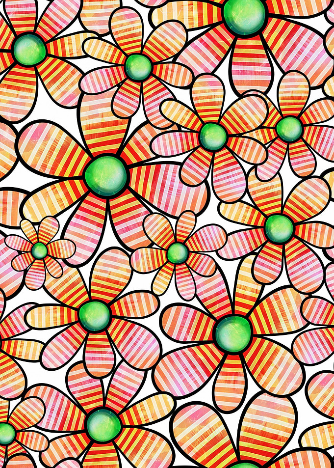 Doodle Floral Pattern 10
