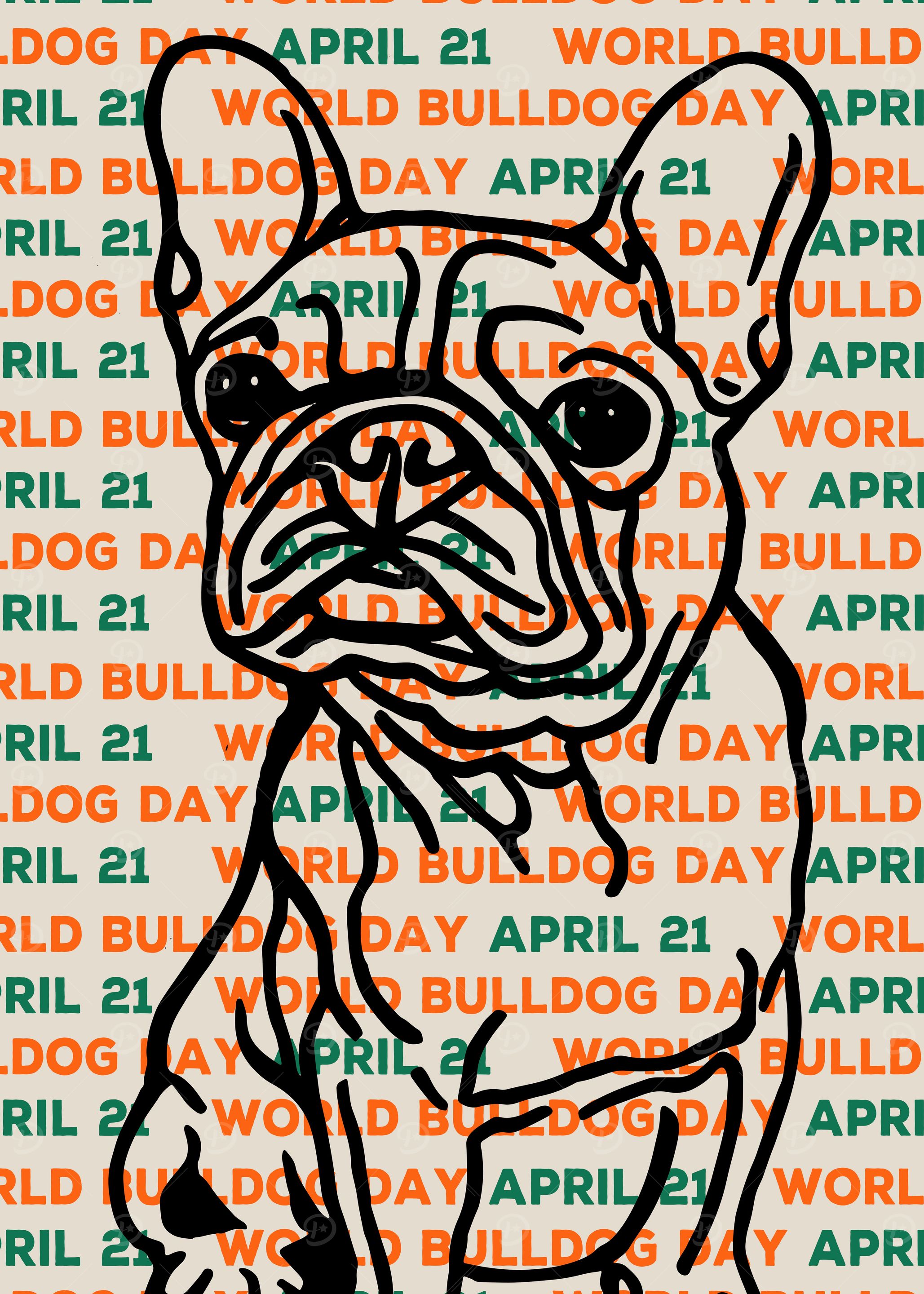 World Bulldog Day Poster
