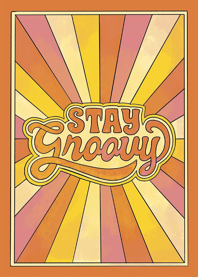 Hippie 60s Groovy Retro