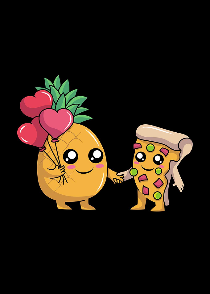 Cute Pineapple Pizza Day