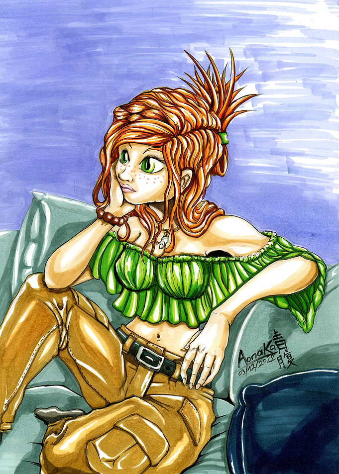 CdS Gaiane on the sofa