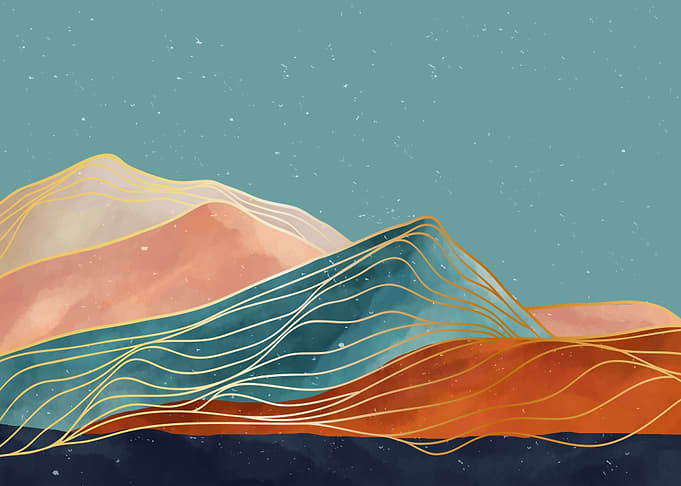 Natural abstract mountain