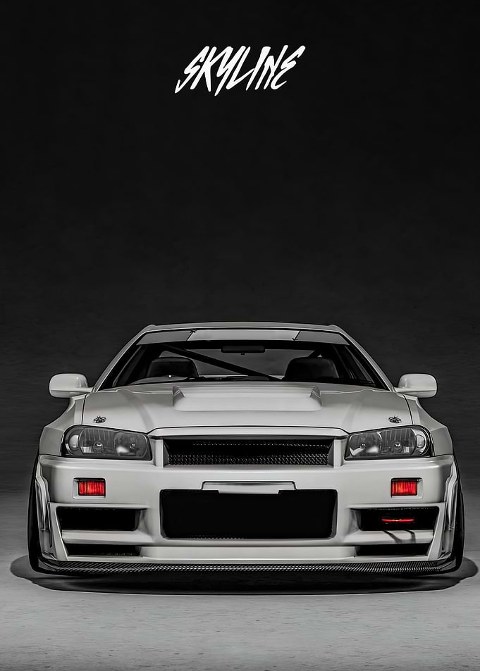 white skyline