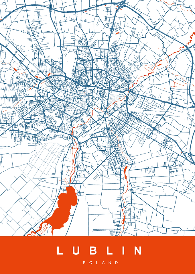LUBLIN Map POLAND