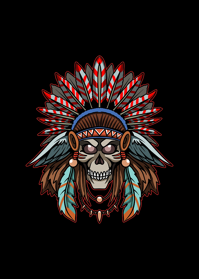 Head of indian tribes