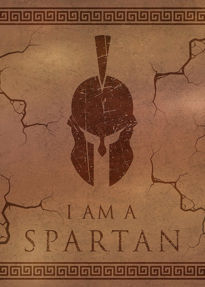 I Am A Spartan Helmet