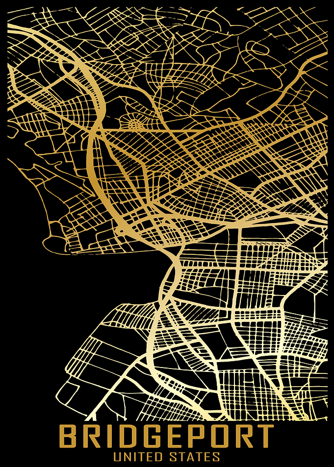Bridgeport USA City Map