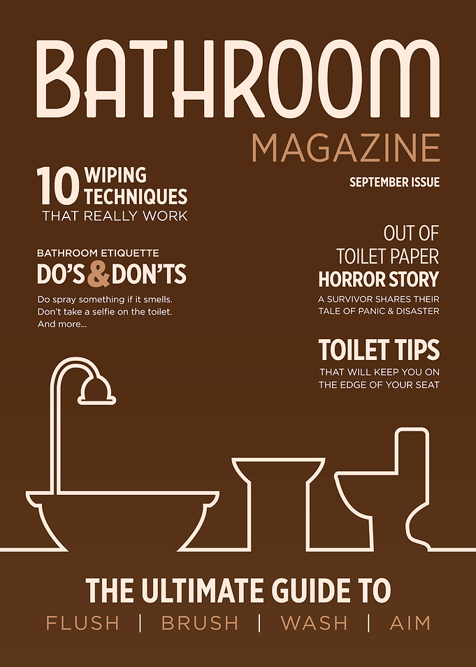 Funny Bathroom Magazine