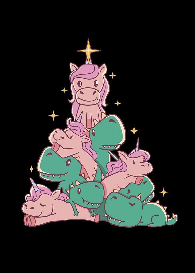 Funny Unicorn Christmas