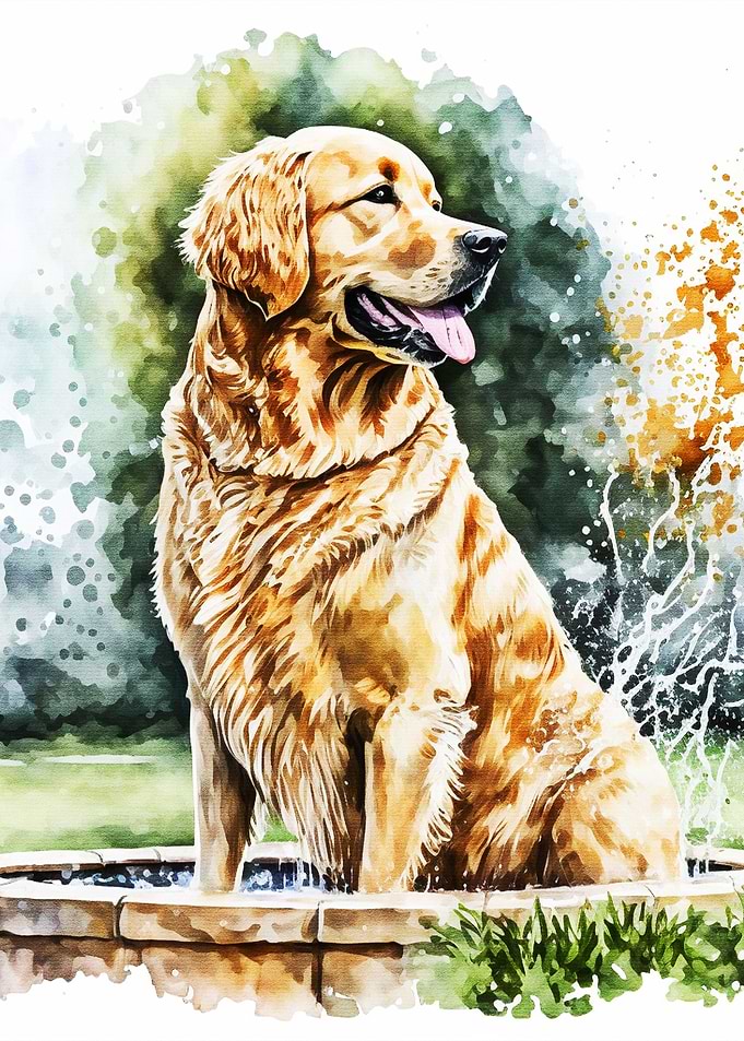 Paint Oil Dog
