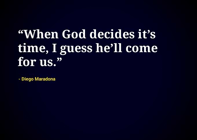 Diego Maradona quotes