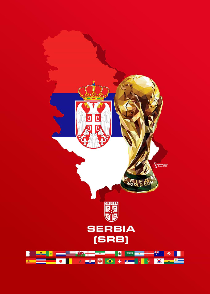 Serbia world cup maps