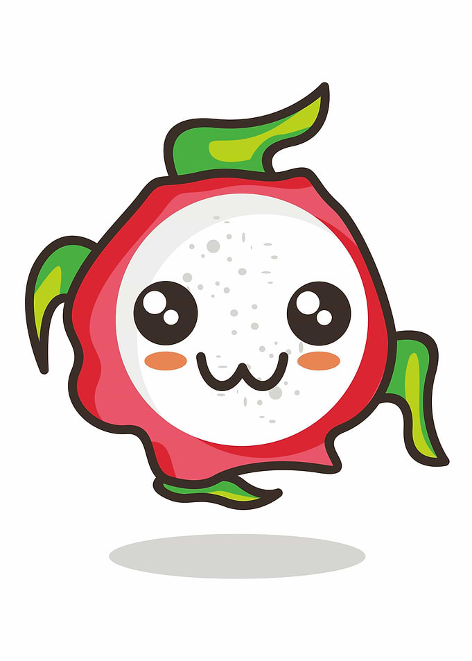 Emoticon Dragon Fruit 5