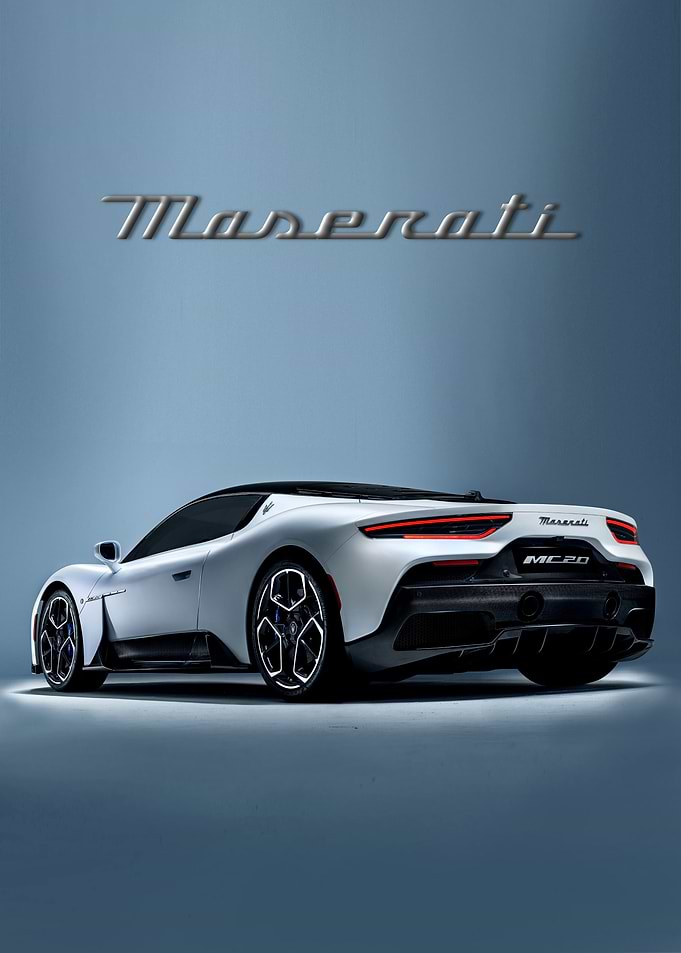 Maserati Supercar Poster
