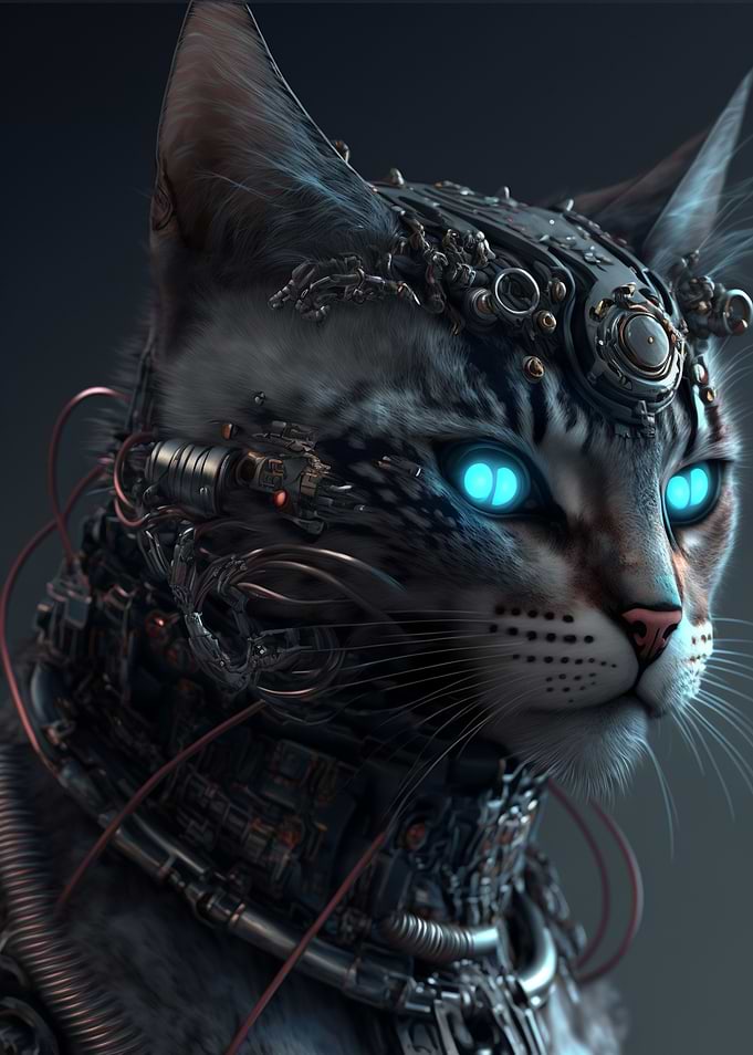 Cyborg Cat No2