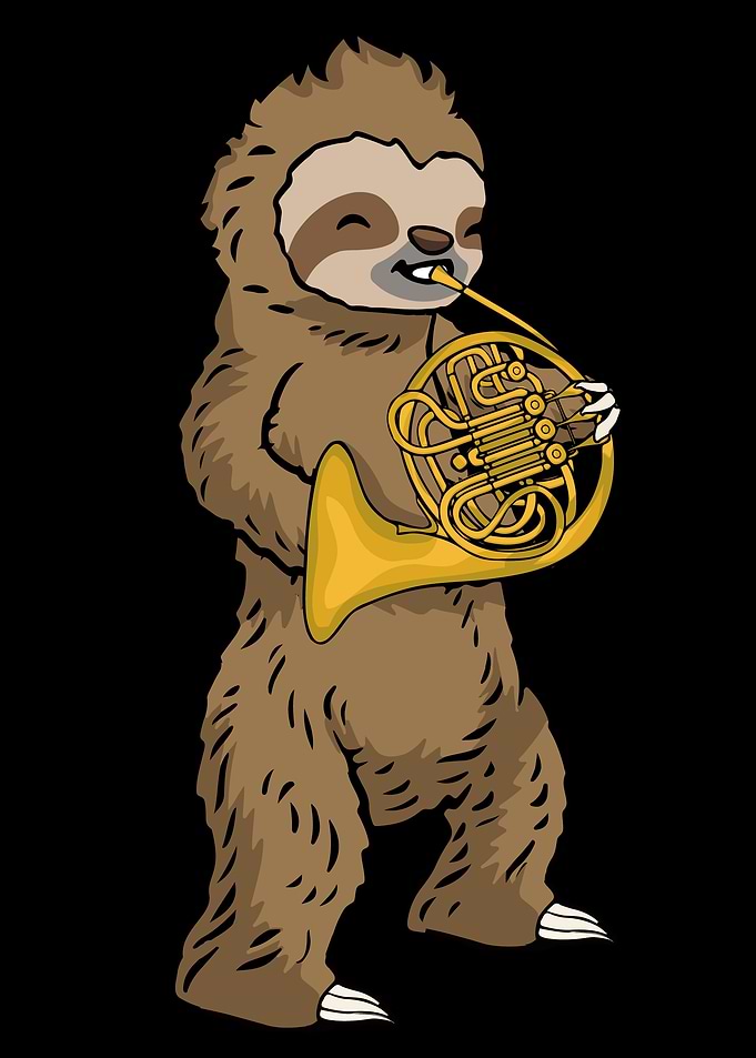 Sloth Music French Horn
