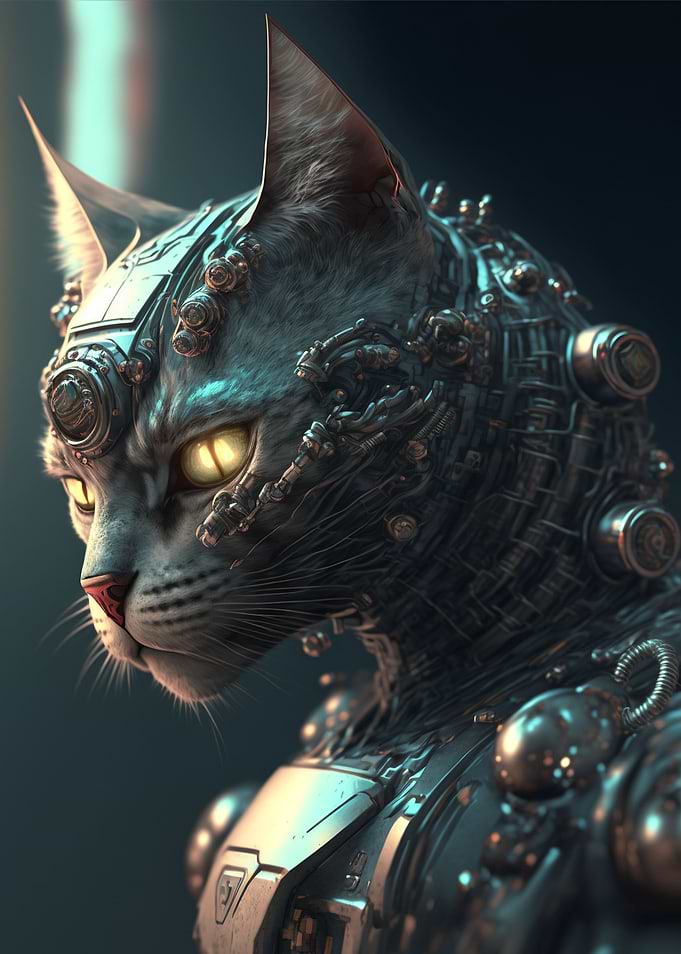 Cyborg Cat No1
