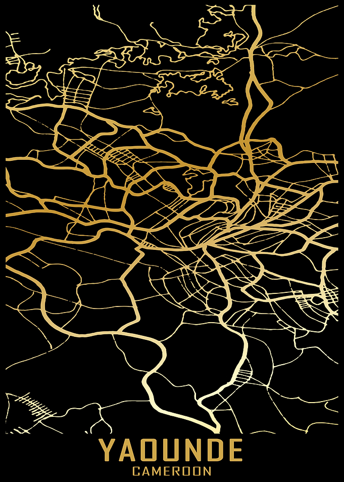 Yaounde Cameroon City Map