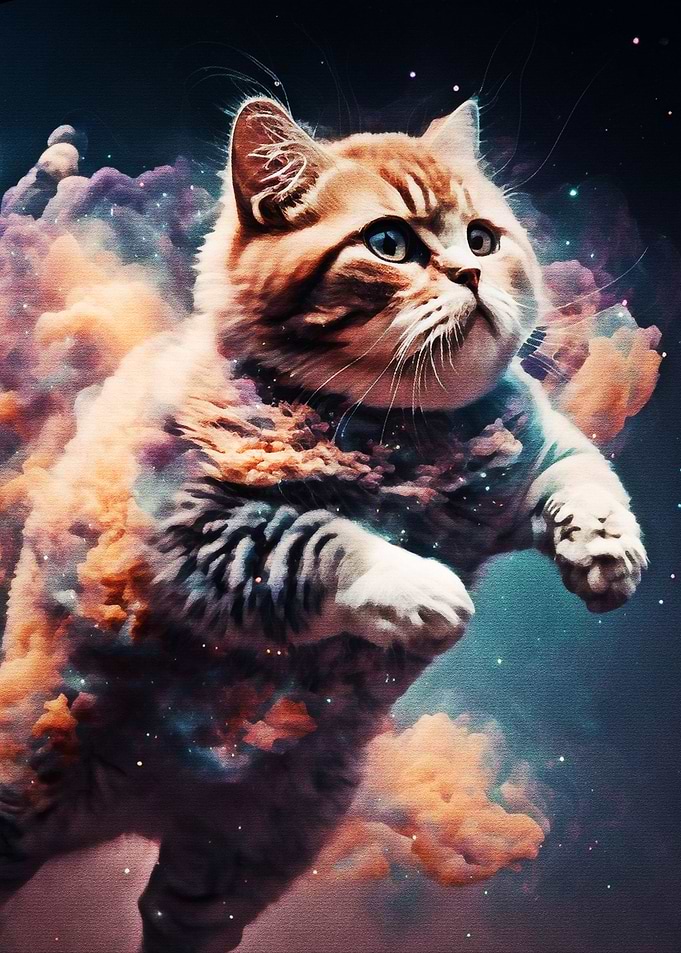 Cloud Illustration Cat