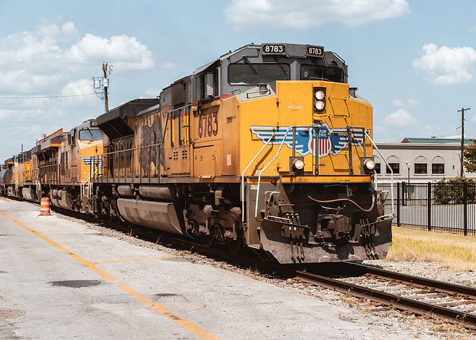 Union Pacific train