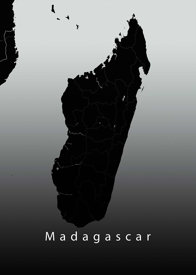 Madagascar Island Map