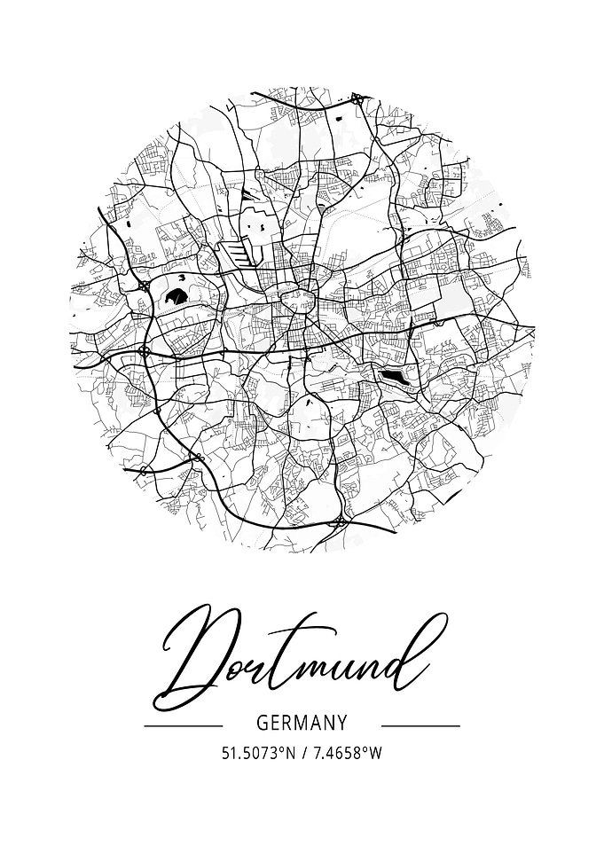 Dortmund City Map
