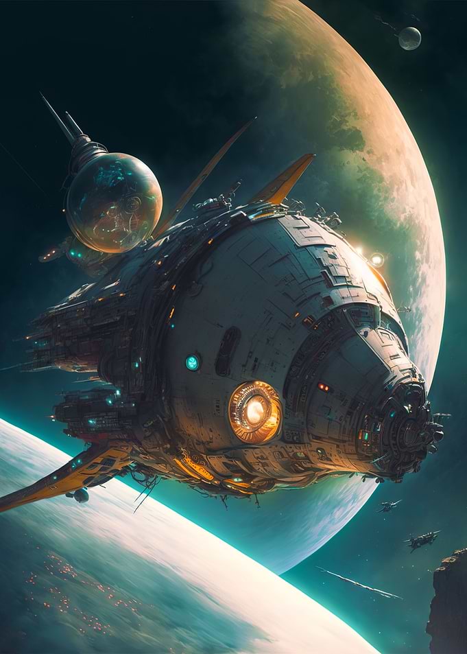 Post Apocalyptic Spaceship