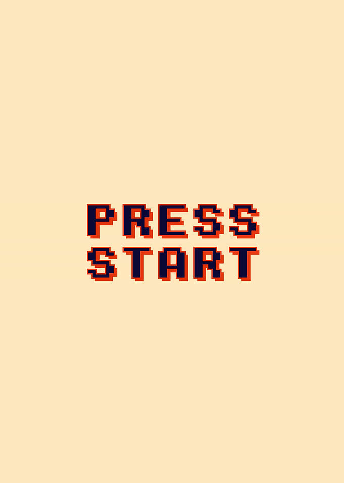 Press Start pixel font